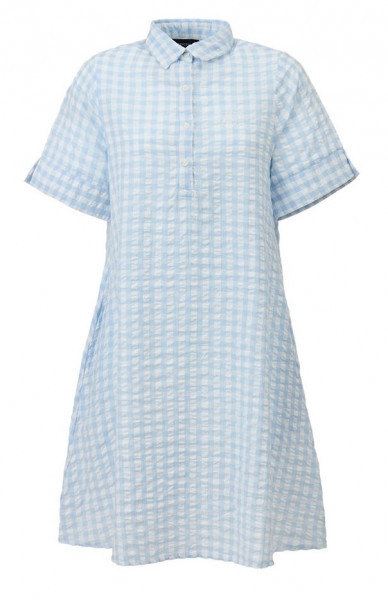 Lexington Nightshirt Seersucker Hailey blau/weiß
