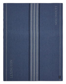 Lexington Decke Wool/Kaschmir Streifen blau/grau Lexington Decke Wool/Kaschmir Streifen blau/grau