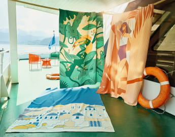 Leitner Leinen Strandtuch Toucan